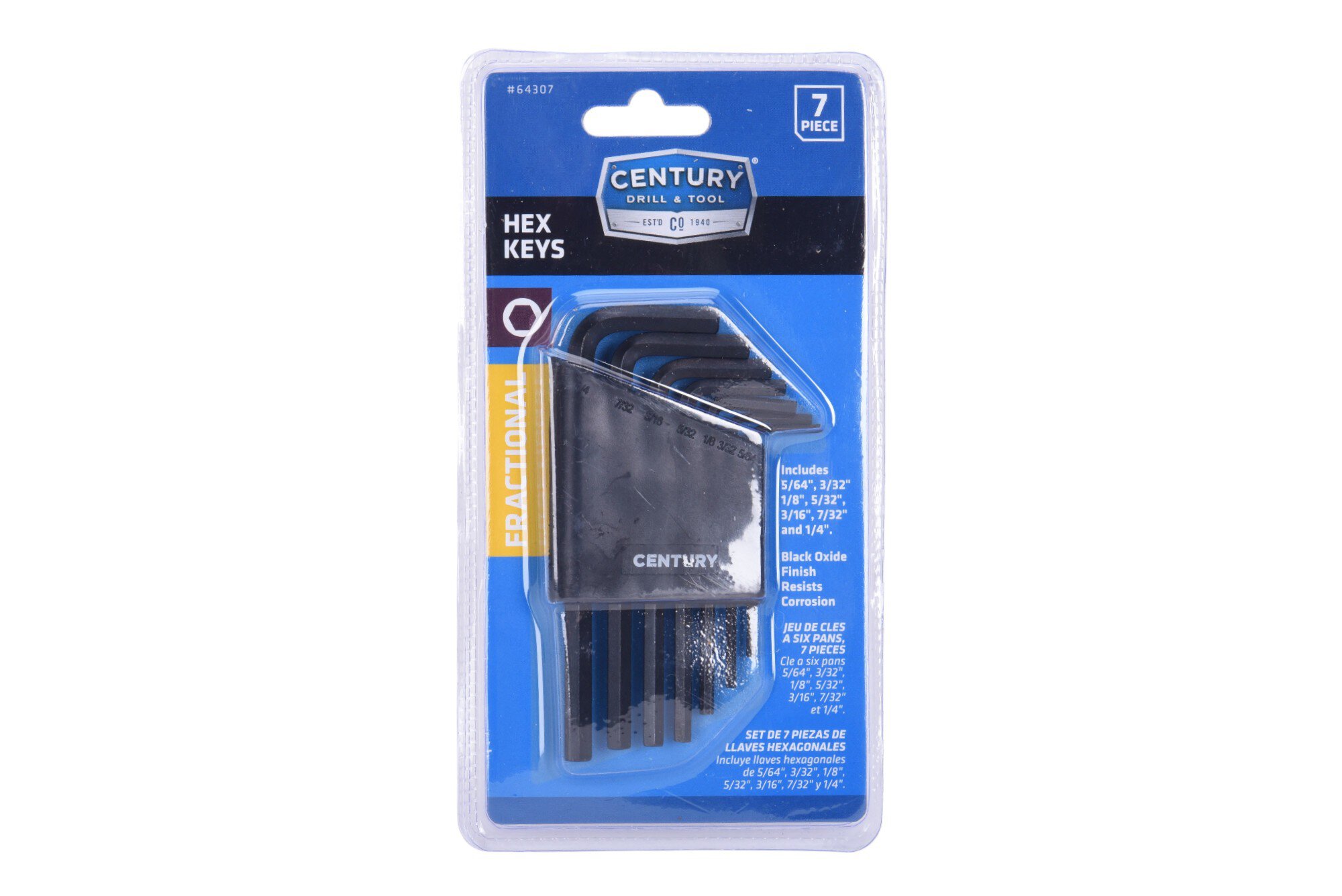 7 Piece Hex Key Wrench Set