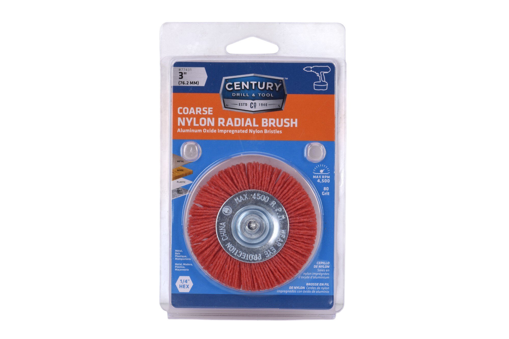 Nylon Abrasive Radial Brush