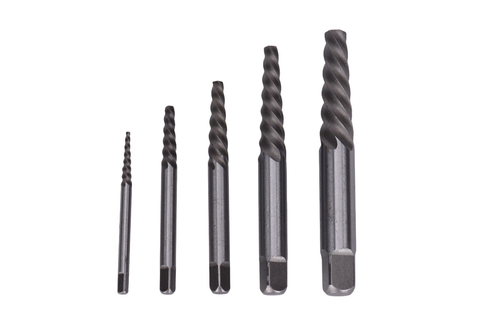 5 Piece Spiral Screw Extractor Set