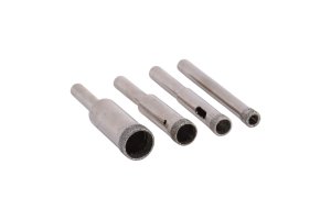 4 Piece Diamond Hole Saw Set 4 Piece Diamond Hole Saw Set