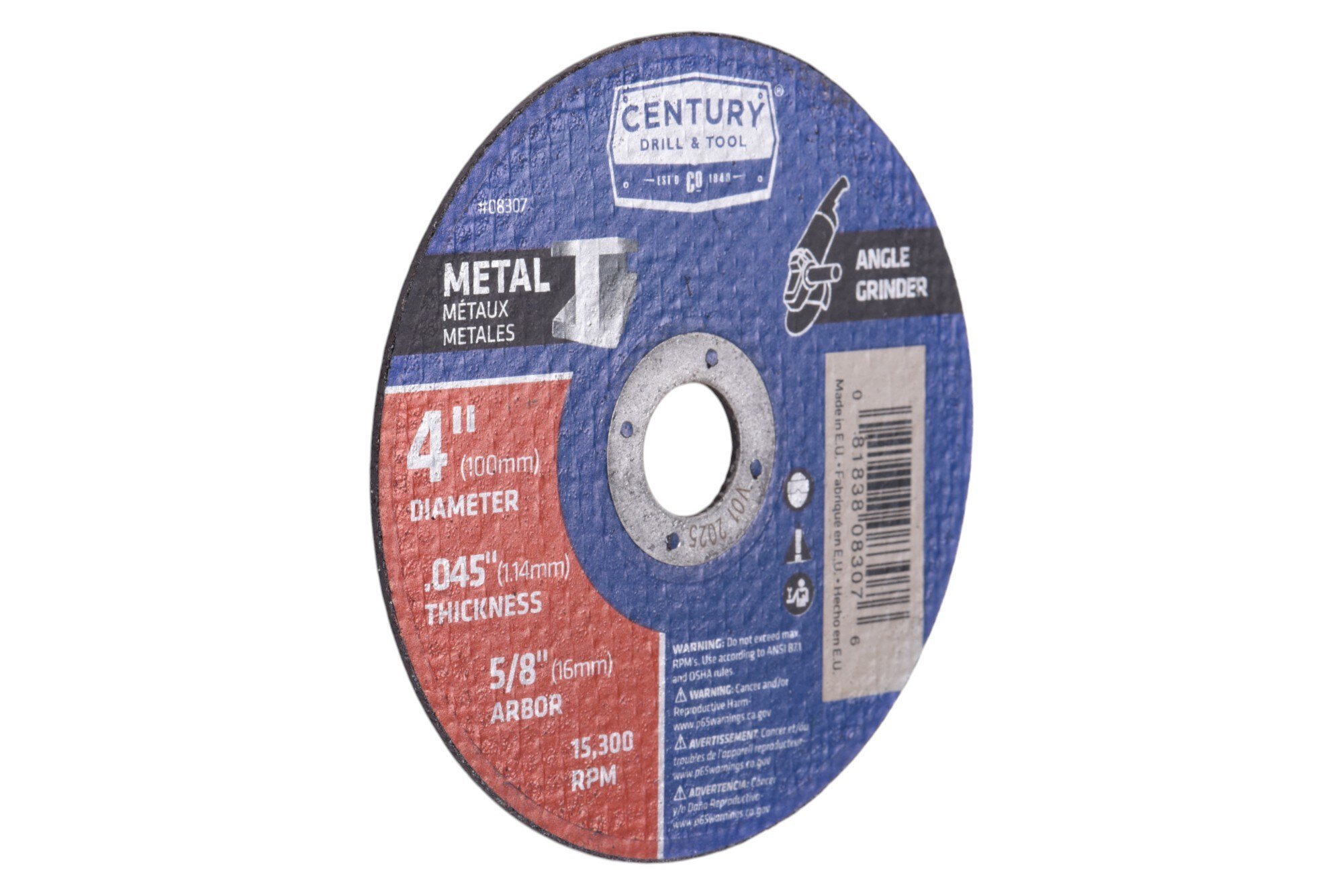 Type 1A (Thin Metal Cutting) – for Angle Grinders
