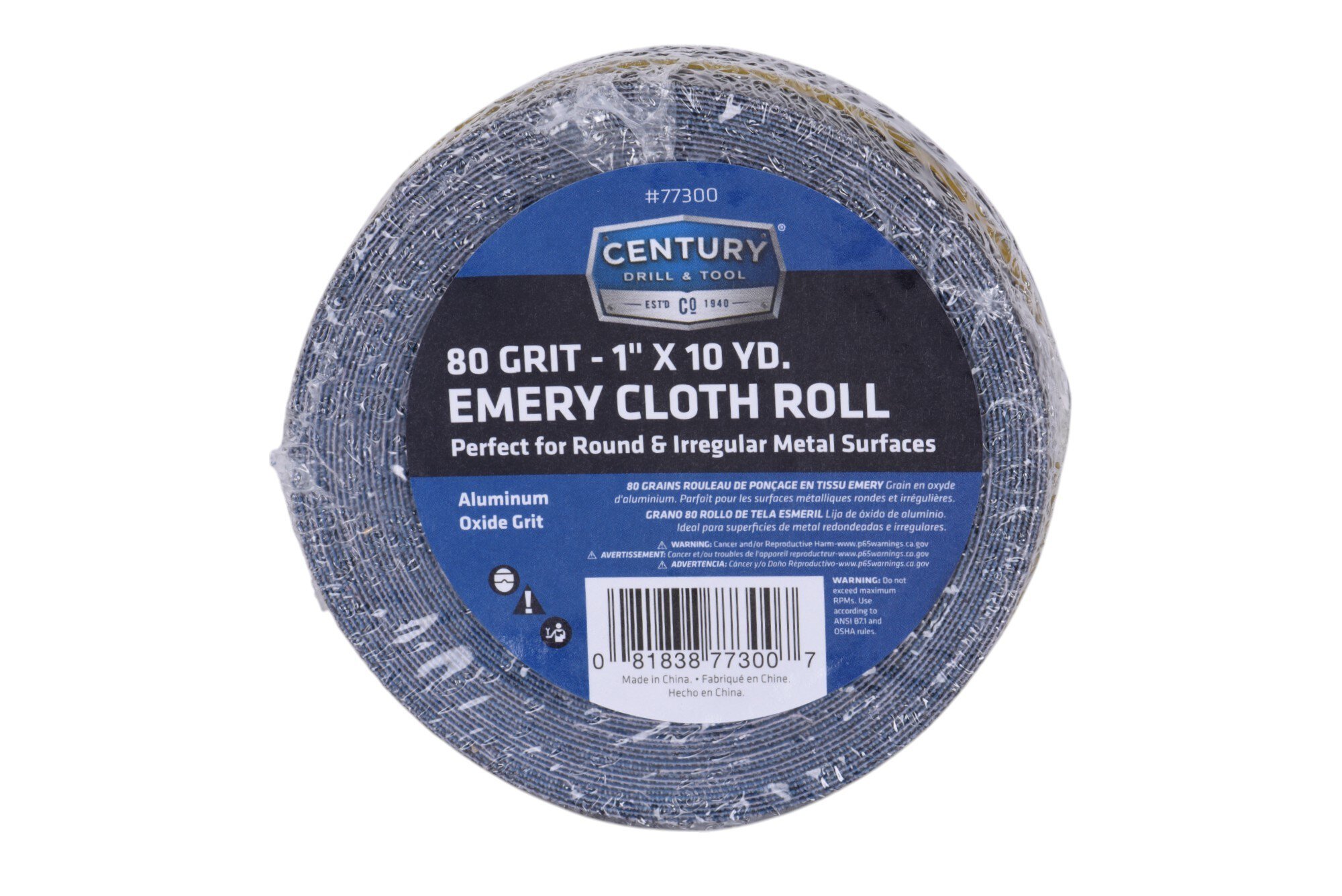 Emery Cloth Shop Roll – 1″ X 10 Yards