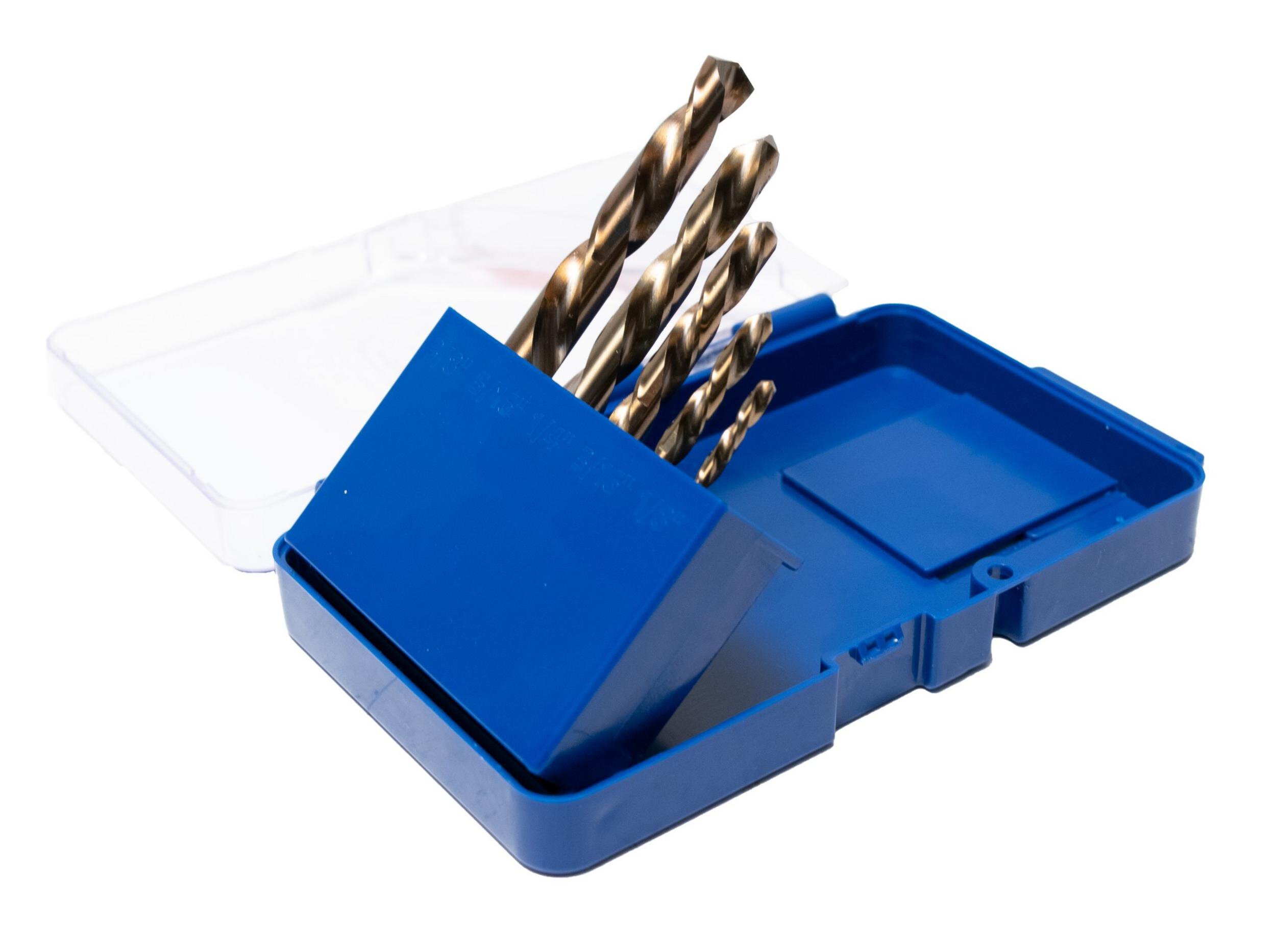 5 Piece Left Hand Drill Bit Set