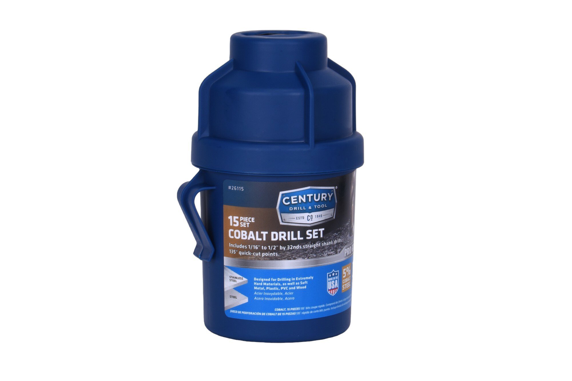 Pro Grade Cobalt Drill Bit Set