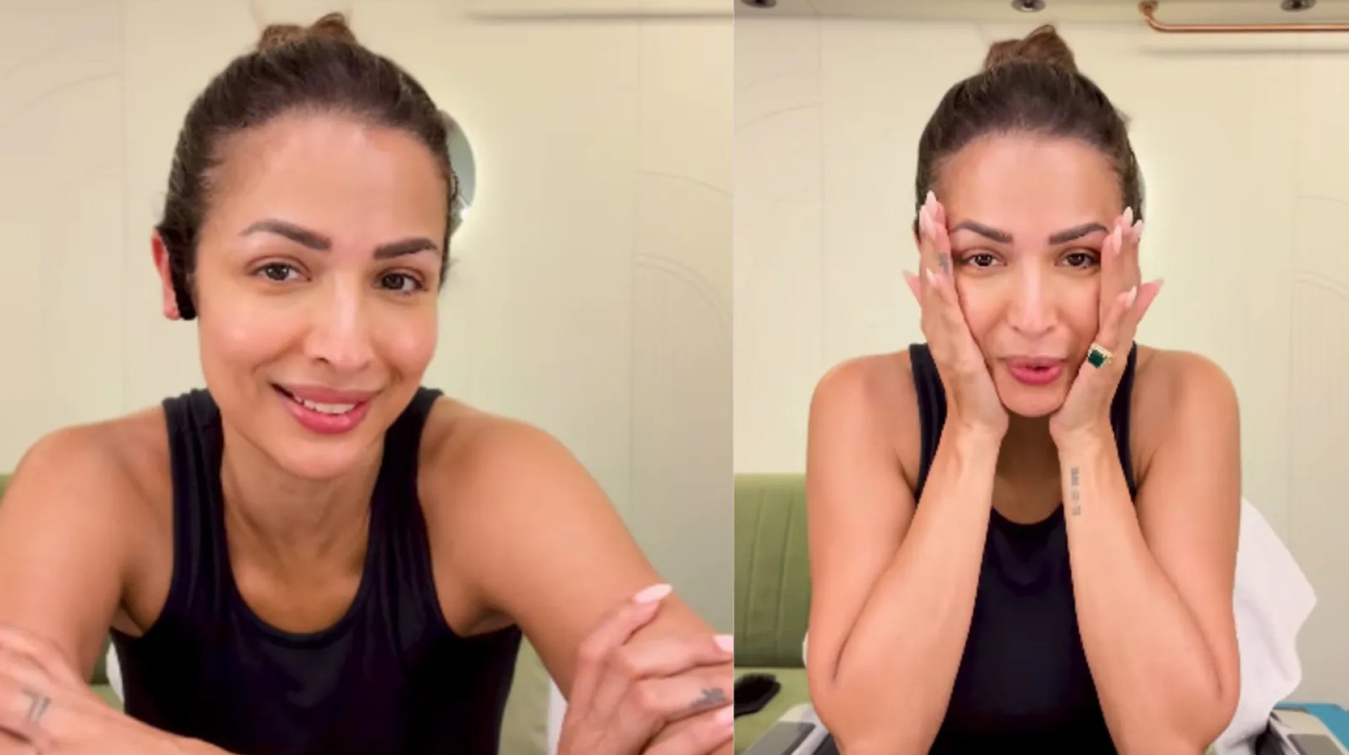 Malaika Arora shares her unique hack to reduce a puffy face, and it doesn’t involve ice! Malaika Arora shares her unique hack to reduce a puffy face, and it doesn’t involve ice!