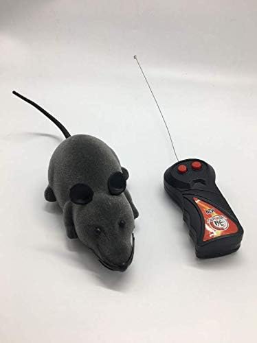 Electronic Remote Control Rat, Simulation Mouse Toy for Cat Dog Kid, Gray Electronic Remote Control Rat, Simulation Mouse Toy for Cat Dog Kid, Gray