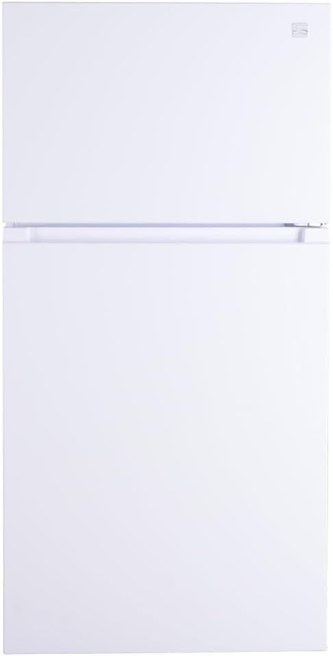Kenmore 33 in. 20.5 cu. ft. Capacity Refrigerator/Freezer with Full-Width Adjustable Glass Shelving, Humidity Control Crispers, ENERGY STAR Certified, White Kenmore 33 in. 20.5 cu. ft. Capacity Refrigerator/Freezer with Full-Width Adjustable Glass Shelving, Humidity Control Crispers, ENERGY STAR Certified, White