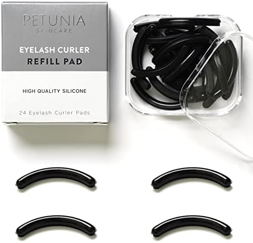 Black Eyelash Curler Refills (24-Pack) Replacement Pads | Eye Lash and Cosmetic Accessory | Create Permanent Curls and Intense Lashes | Universal Fit for Standard Curlers Black Eyelash Curler Refills (24-Pack) Replacement Pads | Eye Lash and Cosmetic Accessory | Create Permanent Curls and Intense Lashes | Universal Fit for Standard Curlers