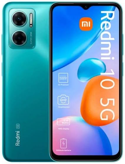 Xiaomi Redmi 10 5G + 4G LTE (for Tmobile Mint Tello & Global) (128GB + 4GB) Gsm Unlocked 6.58″ 50MP Dual Super Lens Cam (Aurora Green) Xiaomi Redmi 10 5G + 4G LTE (for Tmobile Mint Tello & Global) (128GB + 4GB) Gsm Unlocked 6.58″ 50MP Dual Super Lens Cam (Aurora Green)