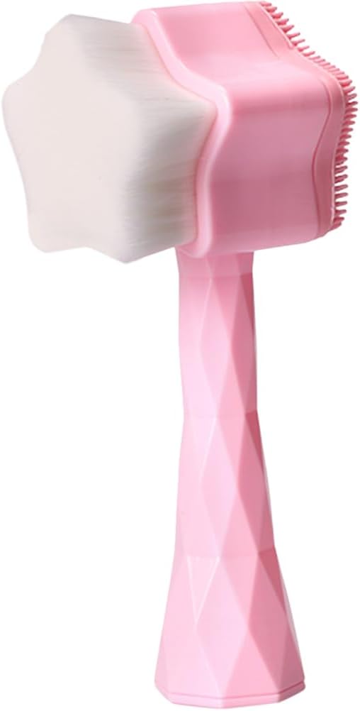 Uonlytech Face Brush 2 in 1 Facial Cleansing Brush Manual Face Exfoliator Manual Soft Bristle Cleansing Silicone Facial Wash Pore Frosted Travel Uonlytech Face Brush 2 in 1 Facial Cleansing Brush Manual Face Exfoliator Manual Soft Bristle Cleansing Silicone Facial Wash Pore Frosted Travel