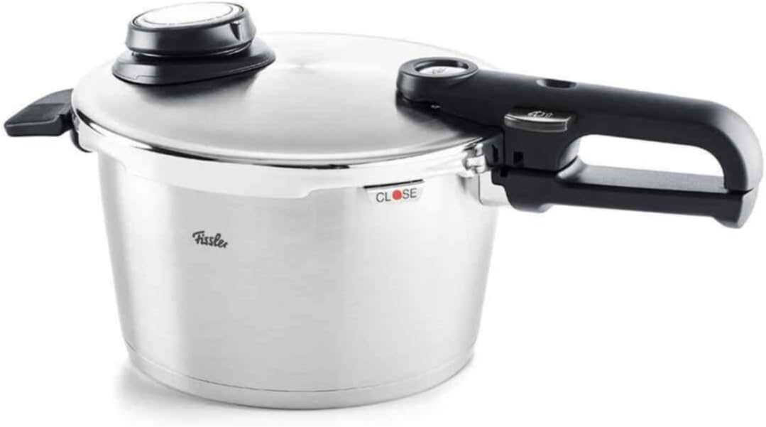 Fissler Vitavit Premium Pressure Cooker with Steamer Insert, 4.8 Quart Fissler Vitavit Premium Pressure Cooker with Steamer Insert, 4.8 Quart