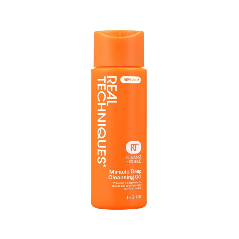 Real Techniques Miracle Deep Cleansing Gel, 4 fl. oz./118 ml Bottle Real Techniques Miracle Deep Cleansing Gel, 4 fl. oz./118 ml Bottle