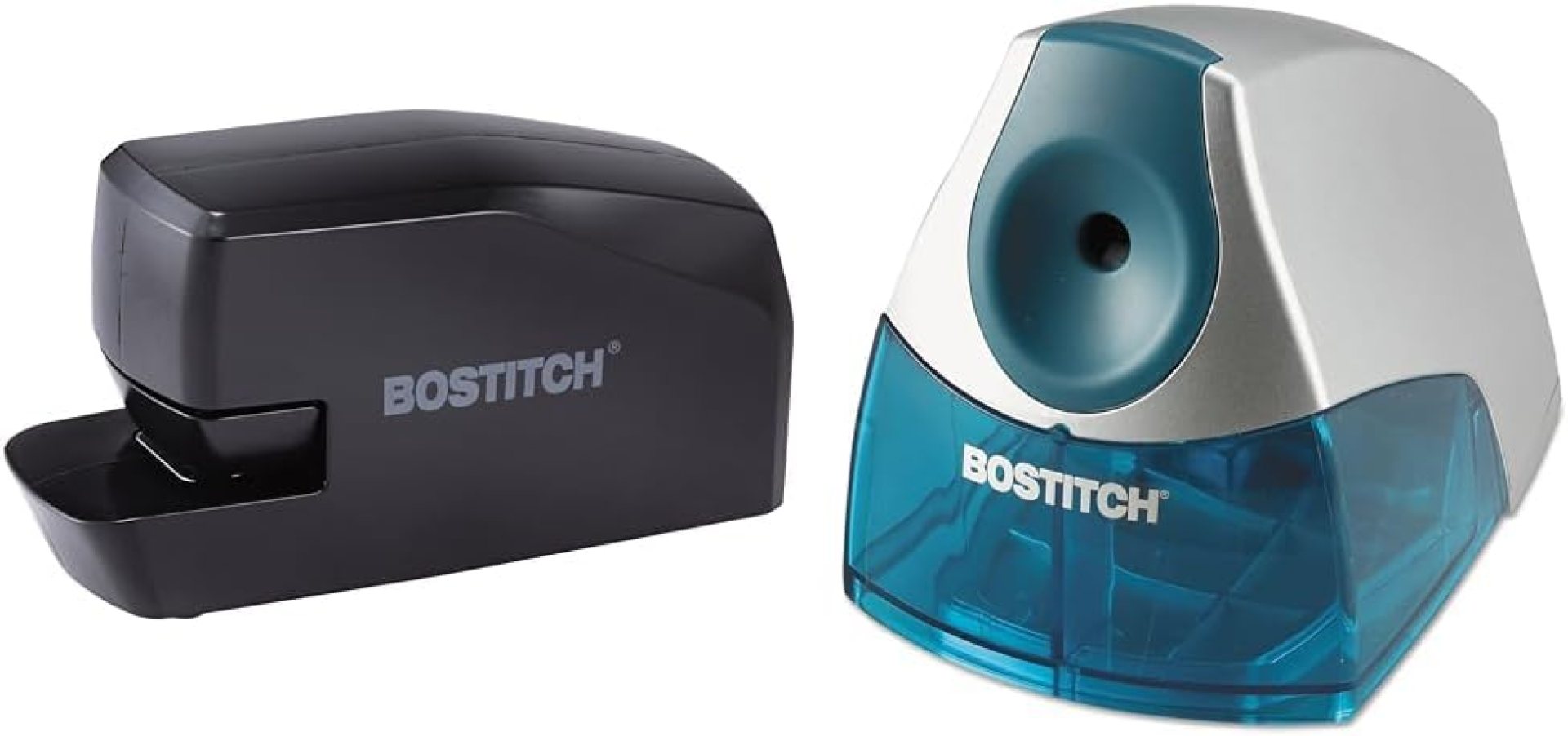 Bostitch Office Portable Electric Stapler, 20 Sheets & Personal Electric Pencil Sharpener, Powerful Stall-Free Motor Bostitch Office Portable Electric Stapler, 20 Sheets & Personal Electric Pencil Sharpener, Powerful Stall-Free Motor