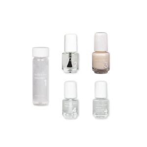 Dazzle Dry Mini Kit 4 Step System – Pawn – An elegant semi-sheer almond. Semi-sheer cream. (5 Piece Kit / 5 Manicures)
