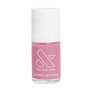 Olive & June Long-Lasting Nail Polish Plump, Gel-Like Finish No Lamp Needed Lasts up to 10 days Salon-Quality Color at Home 15-Free, Vegan & Cruelty-Free Chip-Resistant Shine World Lit