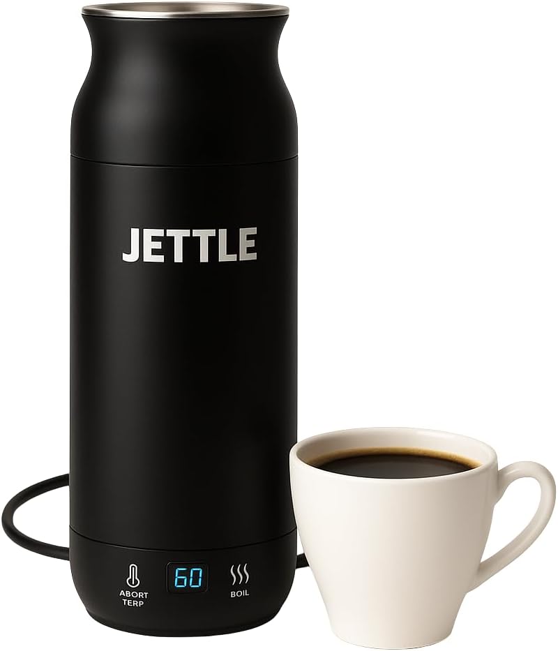 Electric Kettle – Travel Portable Heater for Coffee Tea Milk Soup – Stainless Steel Travel Water Boiler tea pot with Temperature Control – LED – Automatic Power Off – 450ml – Kitchen Appliance Electric Kettle – Travel Portable Heater for Coffee Tea Milk Soup – Stainless Steel Travel Water Boiler tea pot with Temperature Control – LED – Automatic Power Off – 450ml – Kitchen Appliance