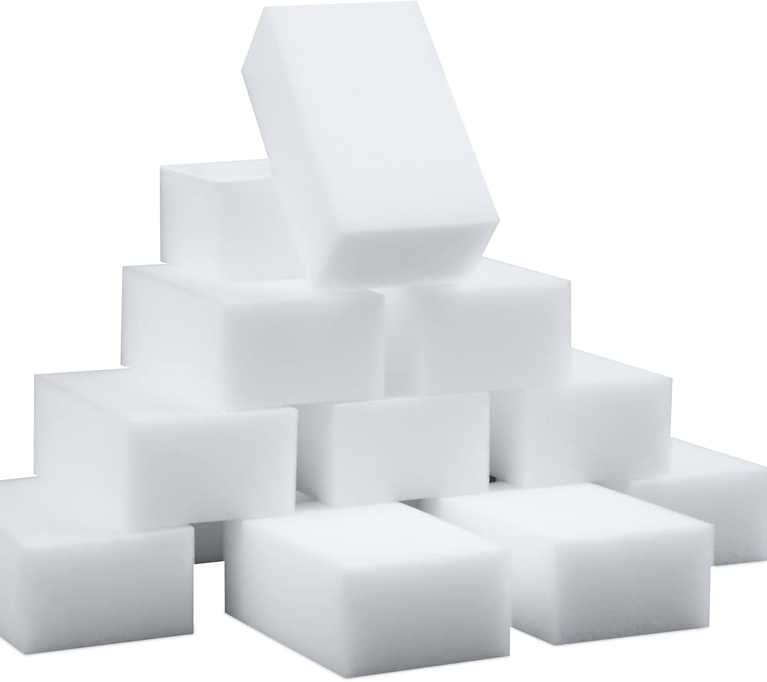 100 Pack Magic Sponge Eraser Extra Thick and Long Lasting Melamine Cleaning Sponges in Bulk – Multi Surface Power Scrubber Foam Cleaning Pads – Bathtub, Floor, Baseboard, Bathroom, Wall Cleaner 100 Pack Magic Sponge Eraser Extra Thick and Long Lasting Melamine Cleaning Sponges in Bulk – Multi Surface Power Scrubber Foam Cleaning Pads – Bathtub, Floor, Baseboard, Bathroom, Wall Cleaner