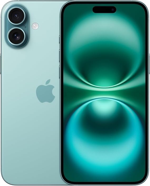 Apple iPhone 16, 128GB, Teal – Verizon (Renewed) Apple iPhone 16, 128GB, Teal – Verizon (Renewed)
