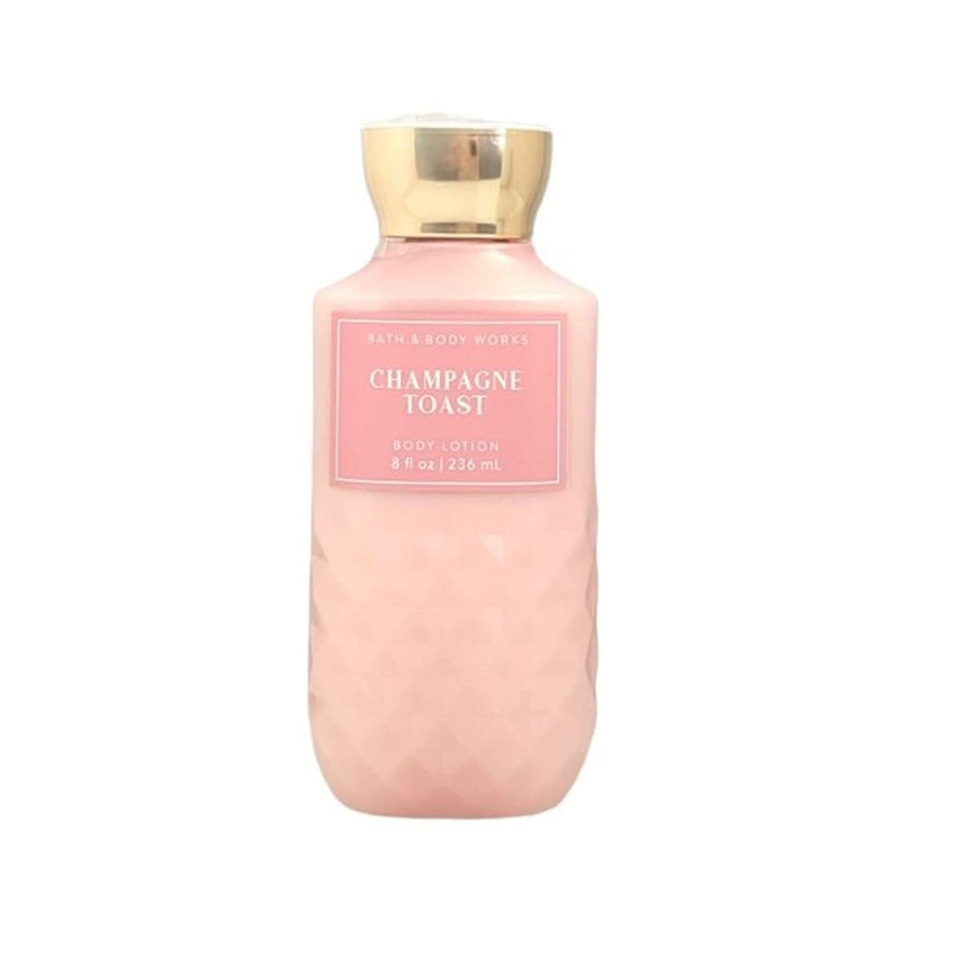 Bath and Body Works Champagne Toast Lotion 8 Ounce Full Size Pink Diamond Plate Look Bottle Bath and Body Works Champagne Toast Lotion 8 Ounce Full Size Pink Diamond Plate Look Bottle