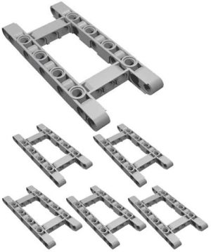 LEGO Technic NEW 6 pcs CHASSIS FRAME LIFTARM Beam Studless 5×11 “H” Shape Part Piece Mindstorms ev3 NXT robot structure element vehicle car truck