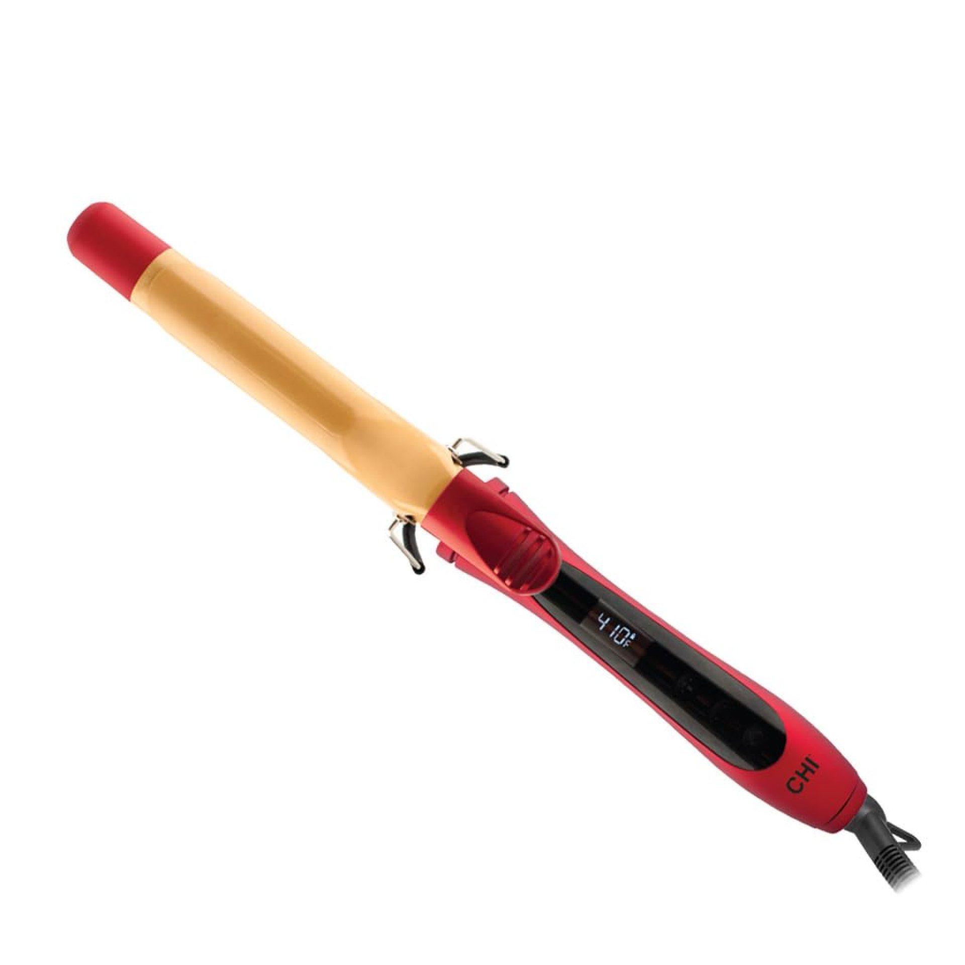 CHI Air Texture Fire Red Ceramic Curl Iron, Hair Curler For Smooth & Shiny Curls, Adjustable Temperature & Automatic Shut-Off, 1″ Barrel CHI Air Texture Fire Red Ceramic Curl Iron, Hair Curler For Smooth & Shiny Curls, Adjustable Temperature & Automatic Shut-Off, 1″ Barrel