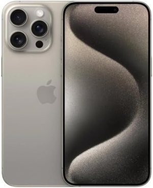 Apple iPhone 15 Pro Max, 256GB, Natural Titanium – Unlocked (Renewed Premium)