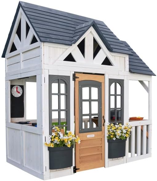 KidKraft Lantana Lane Outdoor Wooden Playhouse with Kitchen and Flap Door KidKraft Lantana Lane Outdoor Wooden Playhouse with Kitchen and Flap Door