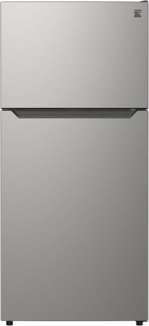 Kenmore 4661355 30″ W Top Freezer Refrigerator with Adjustable Glass Shelving, Humidity Control Crispers, Quiet and Energy Efficient Inverter Compressor, Fingerprint Resistant Metallic Steel