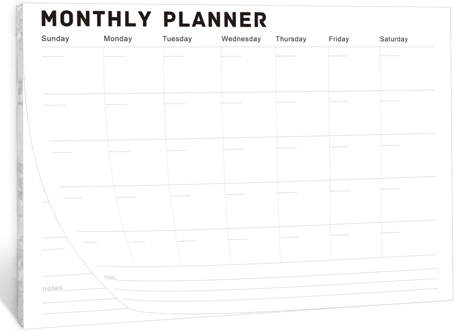 Monthly Planner Notepad – Undated Monthly Planner with 52 Sheets Monthly Calendar Notepad,Desk Planner for calendars, planners & organizers,A4,8″ x 11″,52 Sheets Monthly Planner Notepad – Undated Monthly Planner with 52 Sheets Monthly Calendar Notepad,Desk Planner for calendars, planners & organizers,A4,8″ x 11″,52 Sheets
