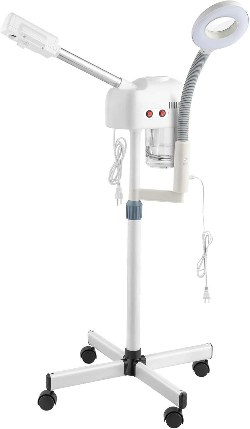 Facial Steamers 2 in 1 Esthetician Steamer Professional Aromatherapy Humidifier with 3X Magnifying Lamp Face Spa Mist Steam Equipment for Home Beauty Salon, Personal Skin Care Deep Cleaning Facial Steamers 2 in 1 Esthetician Steamer Professional Aromatherapy Humidifier with 3X Magnifying Lamp Face Spa Mist Steam Equipment for Home Beauty Salon, Personal Skin Care Deep Cleaning