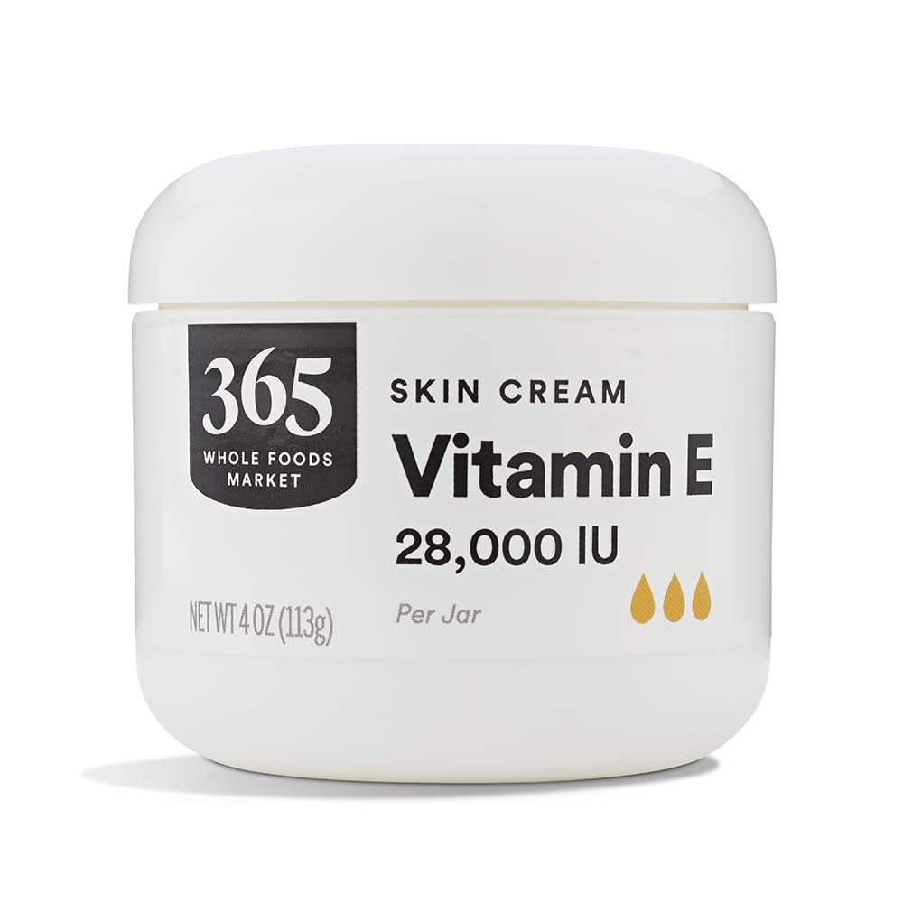 365 by Whole Foods Market, Vitamin E Cream, 28,000 IU, 4 Ounce 365 by Whole Foods Market, Vitamin E Cream, 28,000 IU, 4 Ounce