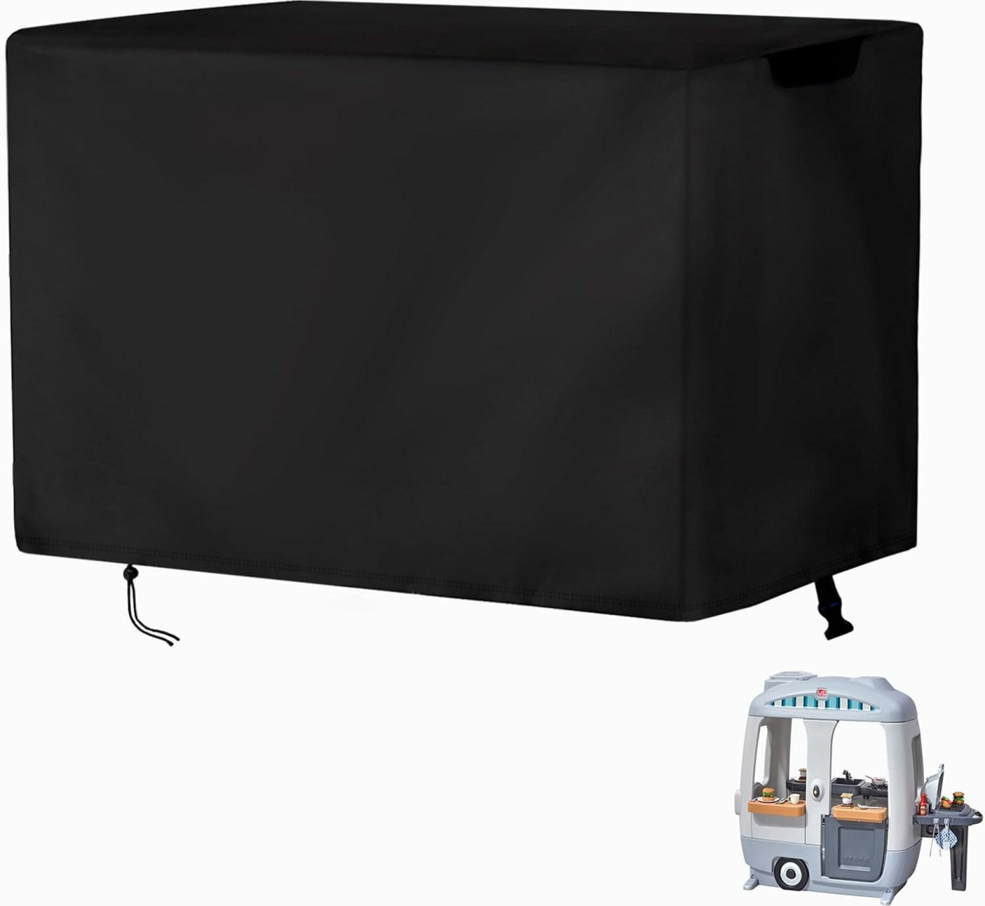 Waterproof Playhouse Cover for Step2 Adventure Camper – Indoor/Outdoor Kids Play House Protection – Black 62″L x 34″W x 50″H Waterproof Playhouse Cover for Step2 Adventure Camper – Indoor/Outdoor Kids Play House Protection – Black 62″L x 34″W x 50″H