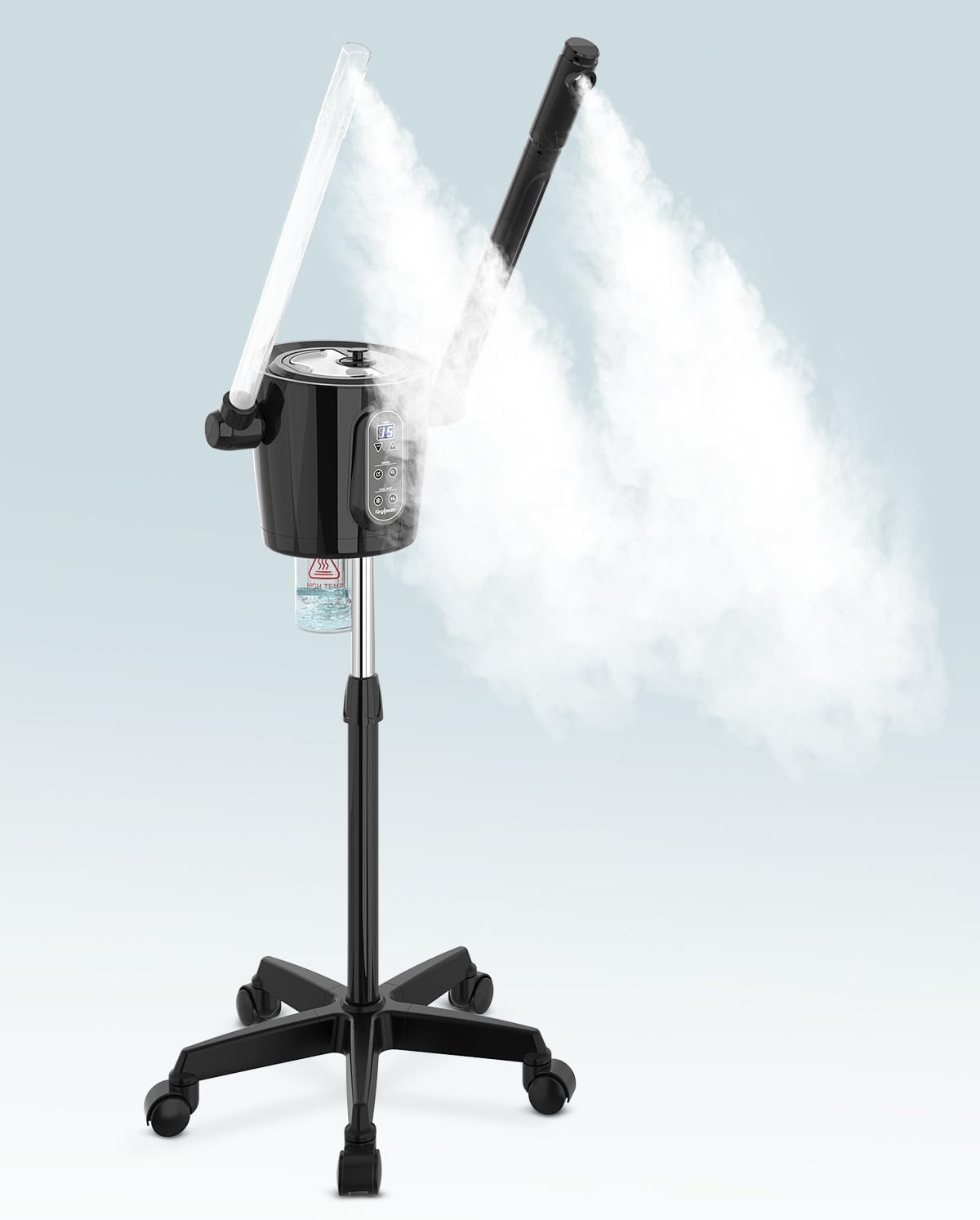 Kingsteam 2-in-1 Hot & Cold Facial Steamer with Ozone & Ionic Technology,Deep Cleansing & Moisturizing,30-Min Timer,Large Water Tank for Professional Estheticians, Beauty Salons & Home Use Kingsteam 2-in-1 Hot & Cold Facial Steamer with Ozone & Ionic Technology,Deep Cleansing & Moisturizing,30-Min Timer,Large Water Tank for Professional Estheticians, Beauty Salons & Home Use
