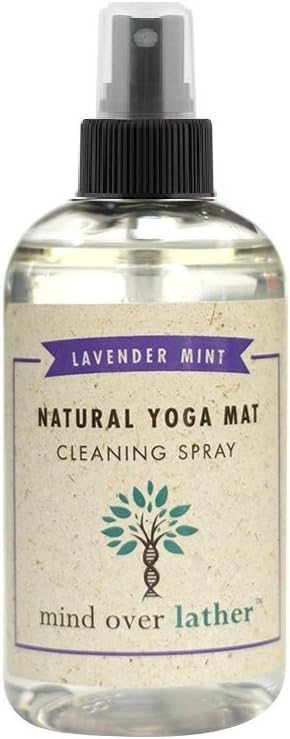 100% Natural Yoga Mat Cleaning Spray 8oz | Works with All Mats | Cleans and Restores Using Essential Oils Naturally | Calming Lavender Mint 100% Natural Yoga Mat Cleaning Spray 8oz | Works with All Mats | Cleans and Restores Using Essential Oils Naturally | Calming Lavender Mint