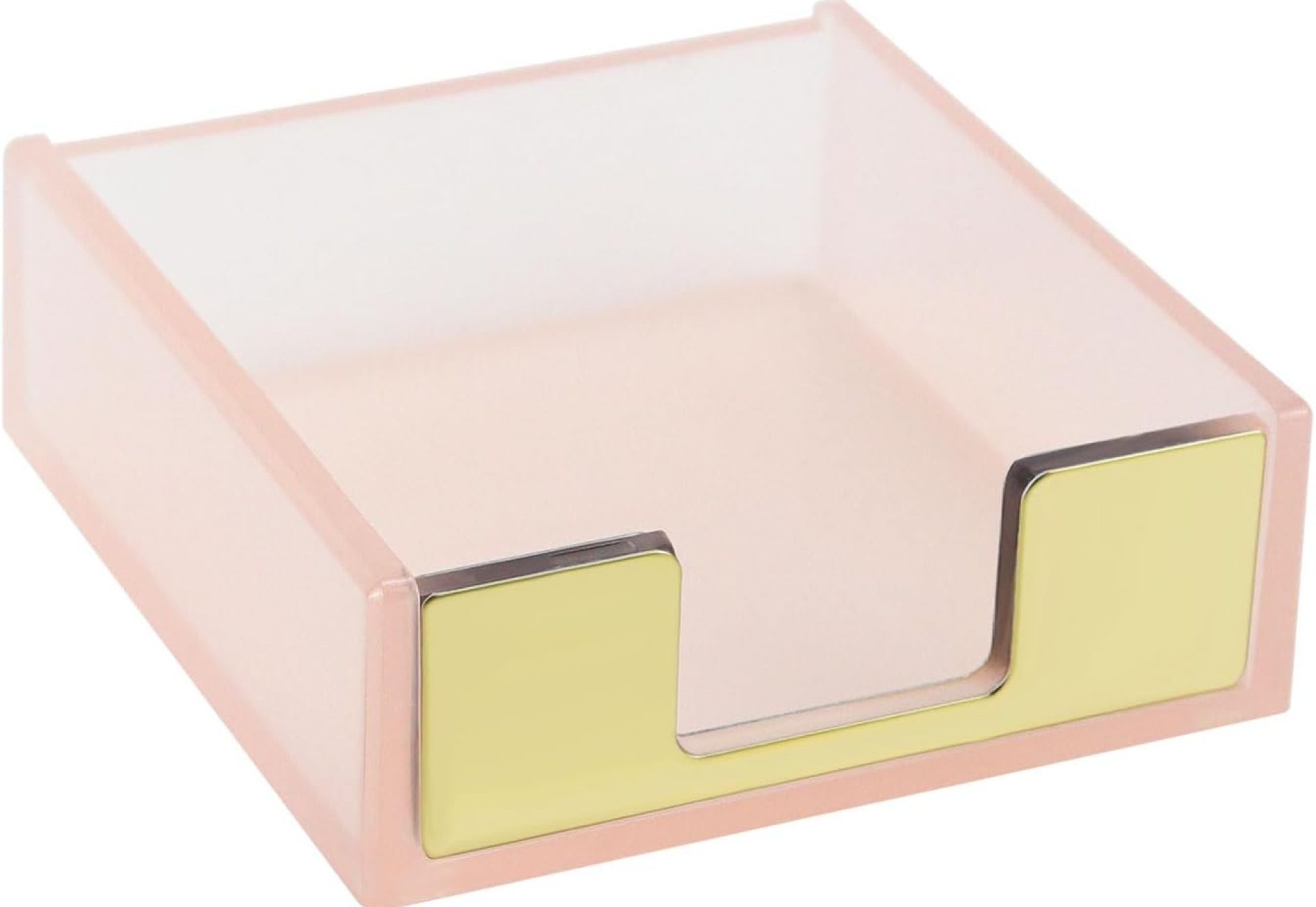 MultiBey Sticky Notes Memo Pad Holder Dispenser Rose Gold with Clear Desk Supplies Organizer Accessories for Office Home Schools (Pink) MultiBey Sticky Notes Memo Pad Holder Dispenser Rose Gold with Clear Desk Supplies Organizer Accessories for Office Home Schools (Pink)