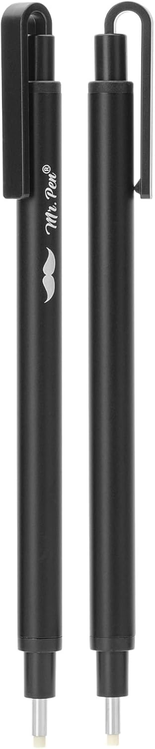 Mr. Pen- Pen Style Eraser, 2 Pack, Square & Round Tip, Eraser Pen, Pencil Erasers, Eraser Pencil, Art Erasers for Drawing Erasers for Drawing, Precision Eraser, Art Eraser, Pen Eraser, Artist Eraser Mr. Pen- Pen Style Eraser, 2 Pack, Square & Round Tip, Eraser Pen, Pencil Erasers, Eraser Pencil, Art Erasers for Drawing Erasers for Drawing, Precision Eraser, Art Eraser, Pen Eraser, Artist Eraser