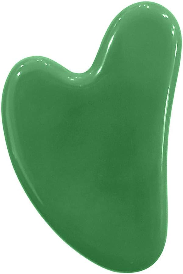 Large Gua Sha Heart Natural Jade Stone for Face to Lift, Decrease Puffiness and Tighten Large Gua Sha Heart Natural Jade Stone for Face to Lift, Decrease Puffiness and Tighten