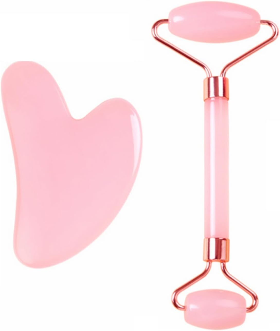 Face Massage Kit with Ice Roller, Gua Sha Board for Face, Neck, Eye Facial Massage, Lifting, Contouring, 2 Piece Set Face Massage Kit with Ice Roller, Gua Sha Board for Face, Neck, Eye Facial Massage, Lifting, Contouring, 2 Piece Set