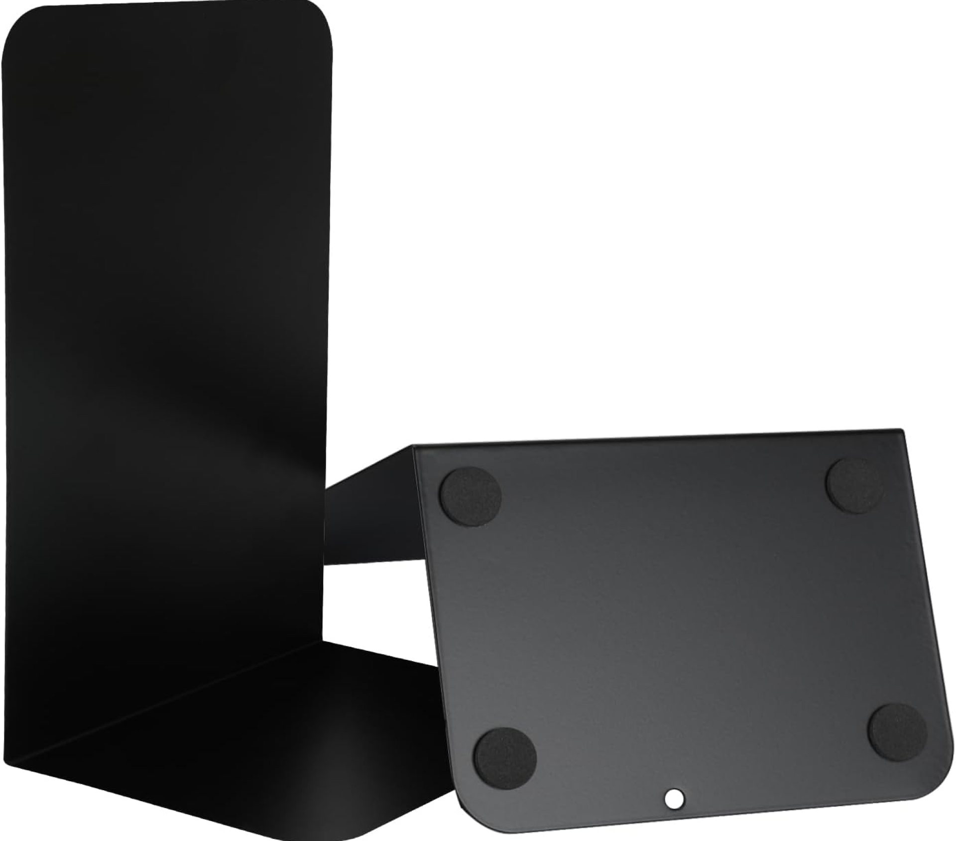 Metal Book Ends Bookend for Shelves Book Holder (Black) Metal Book Ends Bookend for Shelves Book Holder (Black)
