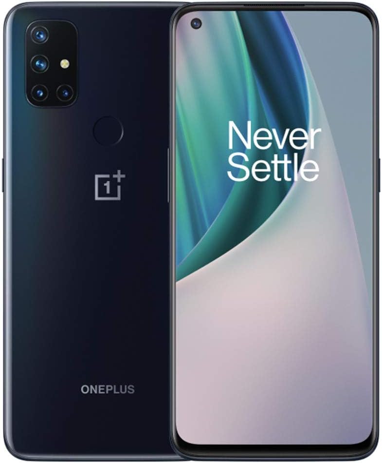 OnePlus Nord N10 5G (128GB, 6GB) 6.49″ 90Hz, Snapdragon 690, (US 5G Fully Unlocked for T-Mobile, AT&T, Verizon, Global) US Model (Midnight Ice, w/Fast Car Charger) (Renewed) OnePlus Nord N10 5G (128GB, 6GB) 6.49″ 90Hz, Snapdragon 690, (US 5G Fully Unlocked for T-Mobile, AT&T, Verizon, Global) US Model (Midnight Ice, w/Fast Car Charger) (Renewed)