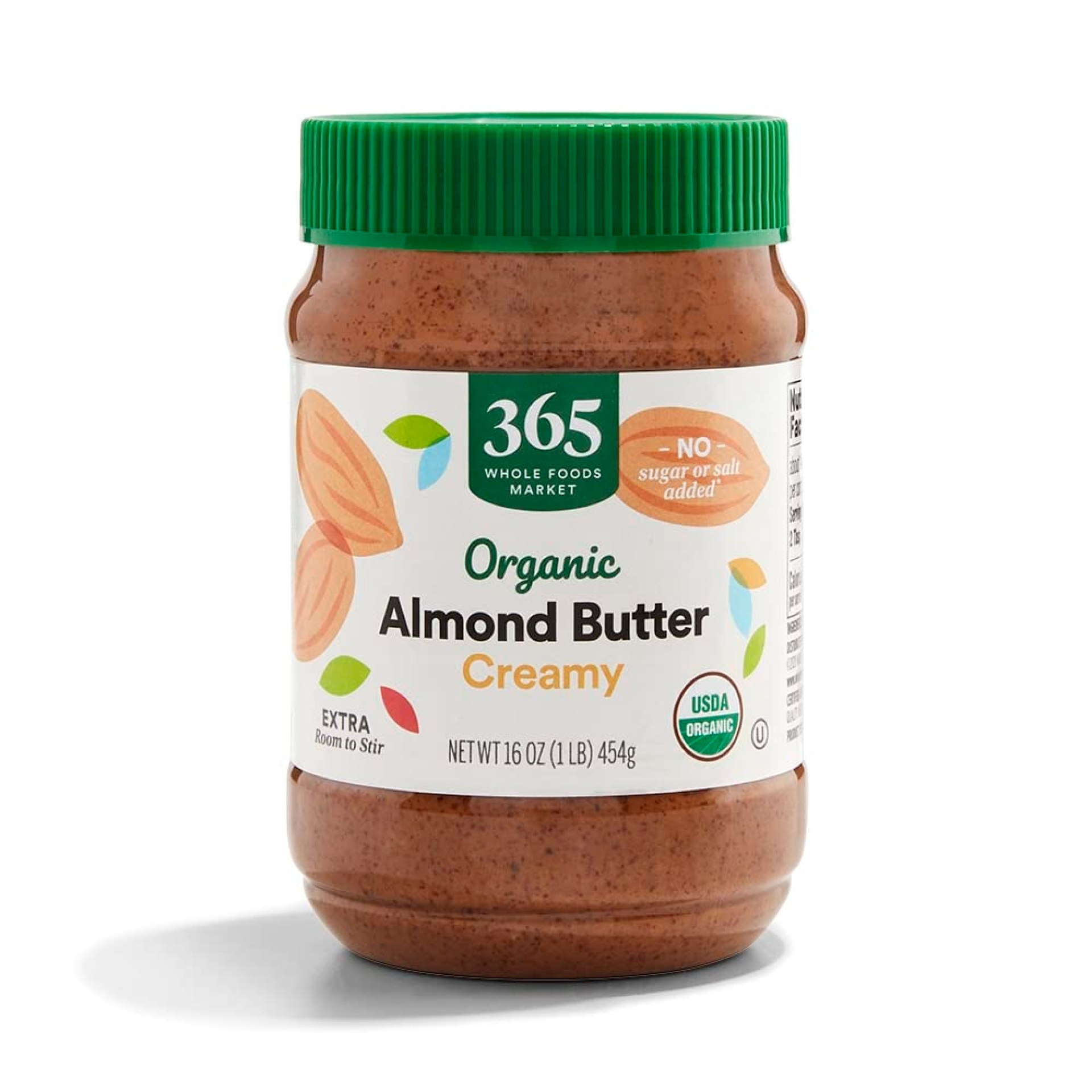 365 by Whole Foods Market, Organic Creamy Almond Butter, 16 OZ 365 by Whole Foods Market, Organic Creamy Almond Butter, 16 OZ