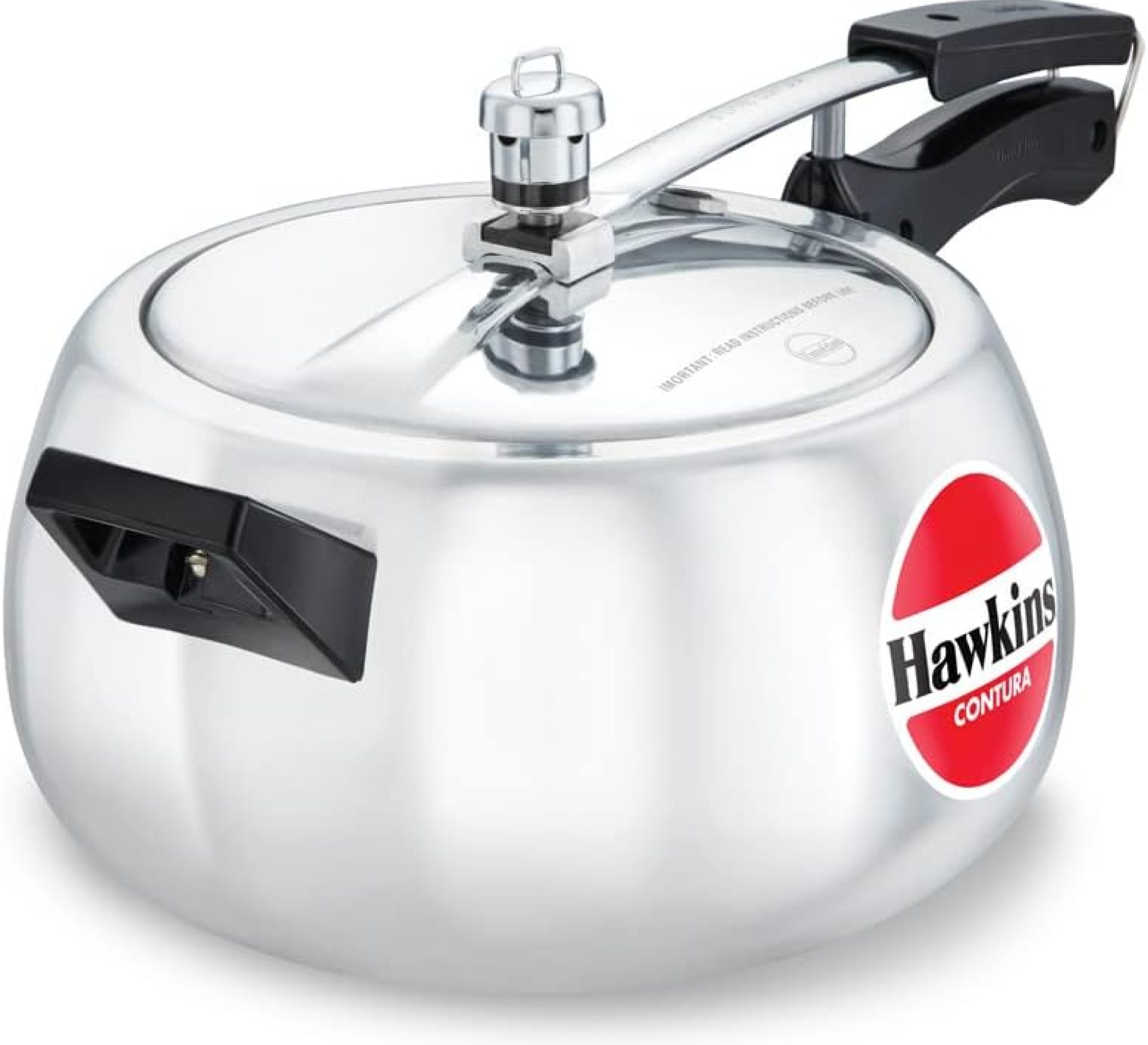 Hawkins 5 Litre Contura Pressure Cooker, Handi Inner Lid Cooker, Silver (HC50), Aluminium Hawkins 5 Litre Contura Pressure Cooker, Handi Inner Lid Cooker, Silver (HC50), Aluminium