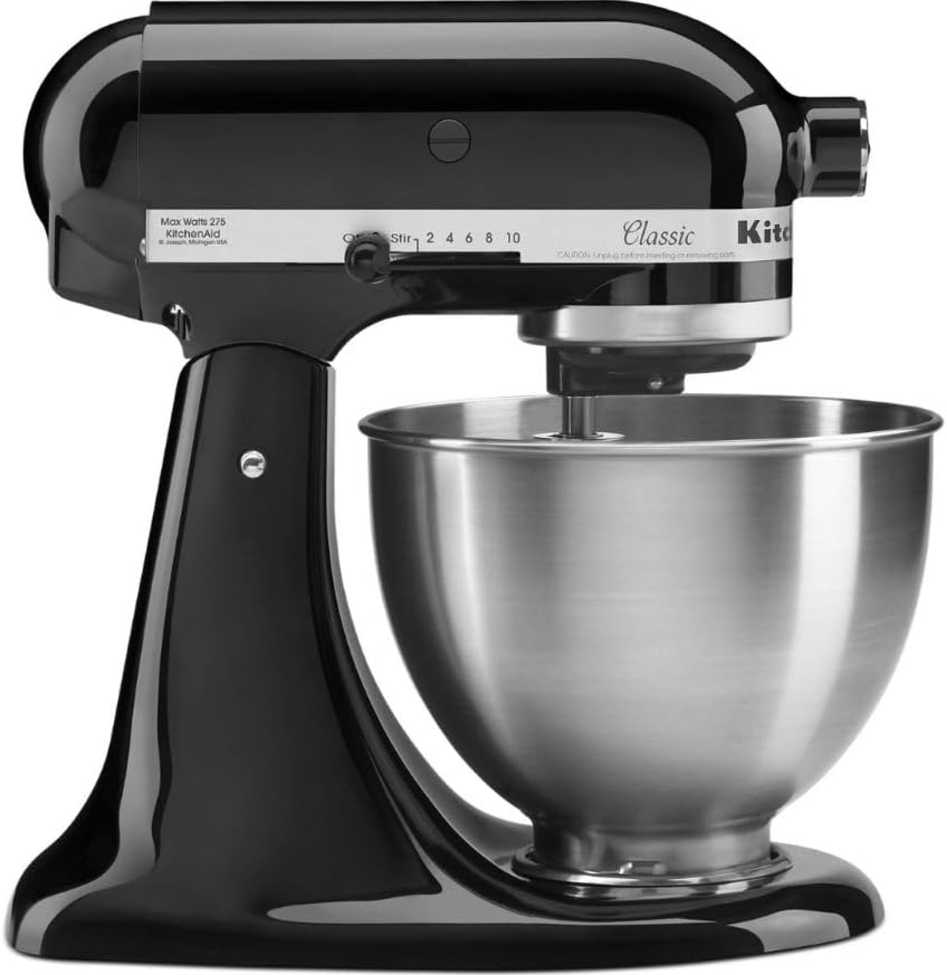 KitchenAid Classic Series 4.5 Quart Tilt-Head Stand Mixer K45SS, Onyx Black KitchenAid Classic Series 4.5 Quart Tilt-Head Stand Mixer K45SS, Onyx Black