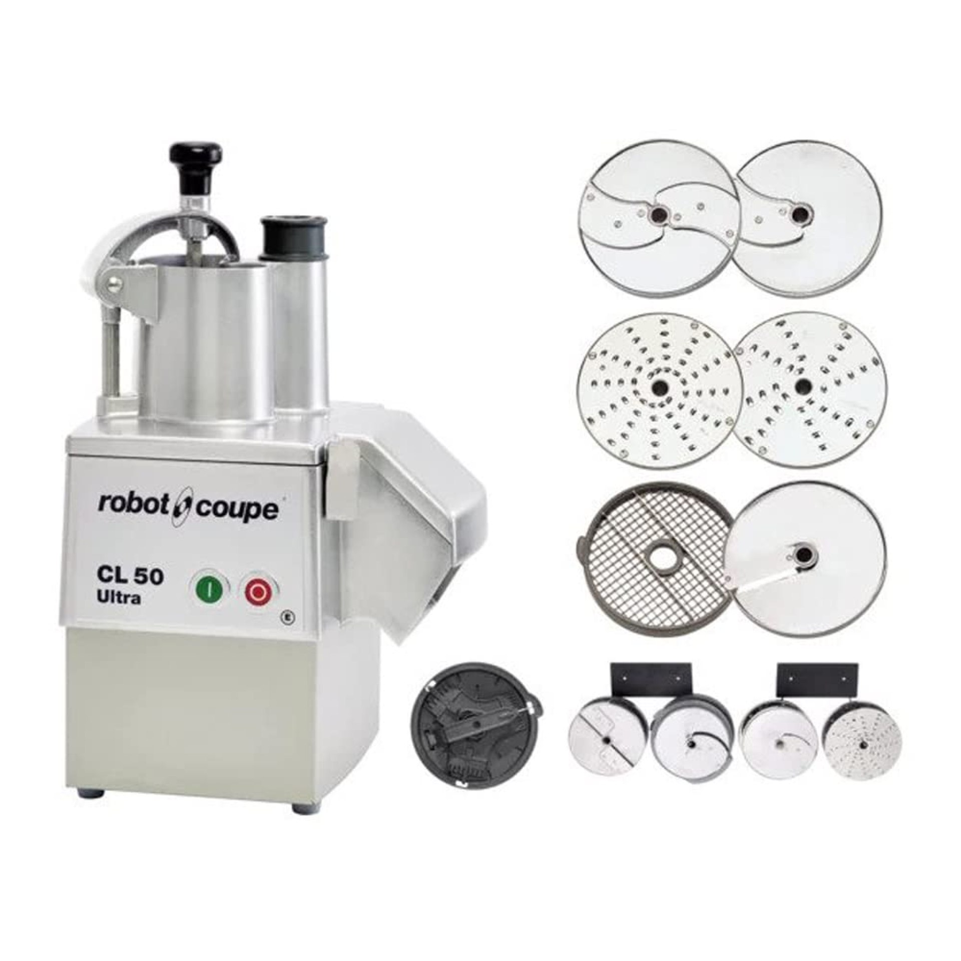 Robot Coupe CL50EUTEXMEX Mexican Pack Single-Speed Cutter Mixer Continuous Feed Commercial Food Processor with Side Discharge, 120v Robot Coupe CL50EUTEXMEX Mexican Pack Single-Speed Cutter Mixer Continuous Feed Commercial Food Processor with Side Discharge, 120v