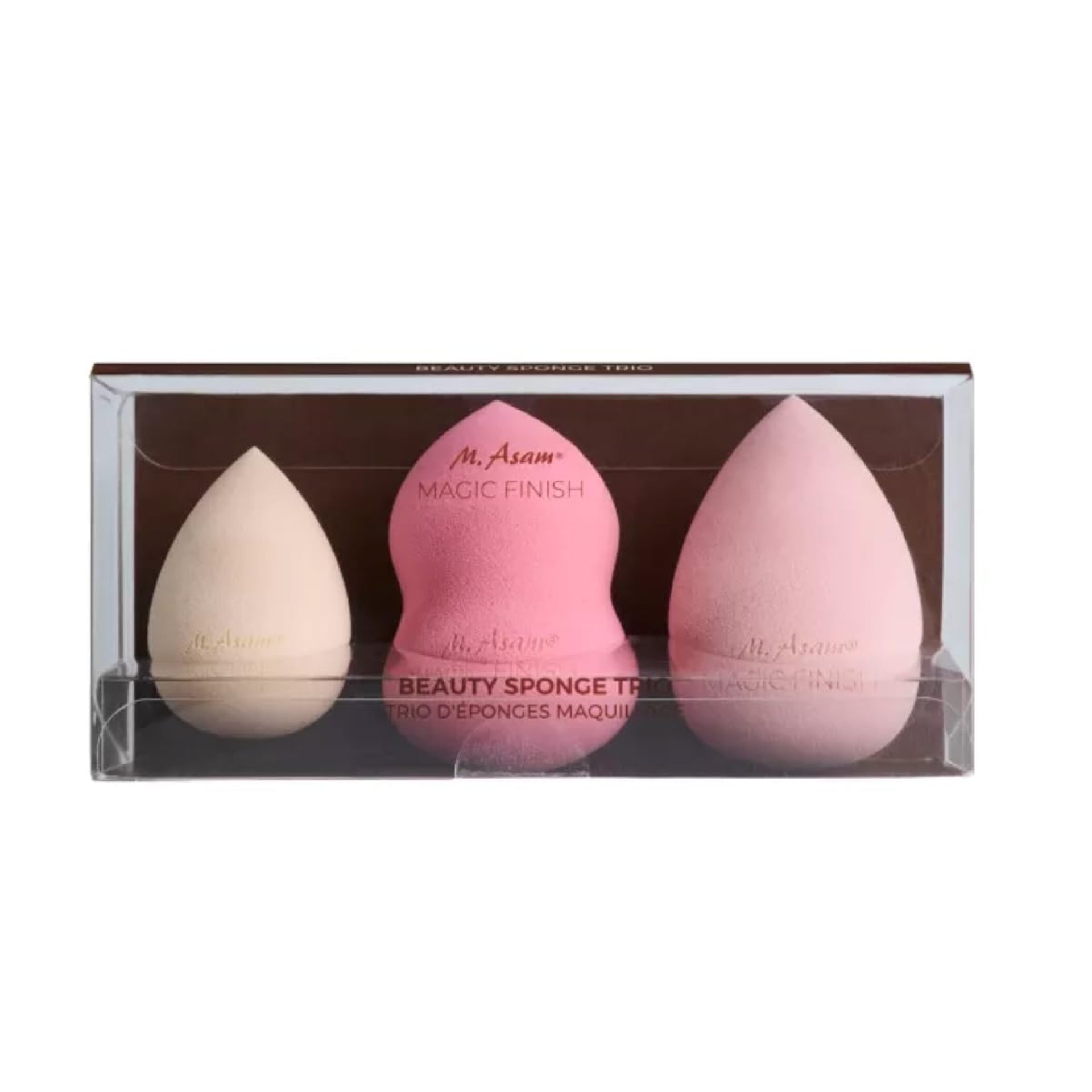 M. Asam MAGIC FINISH Make-up Sponge Trio (3 pcs.) – Sponge Trio for perfect application & blending of mousse, compact & liquid make-up, can be applied dry or wet, easy & precise handling M. Asam MAGIC FINISH Make-up Sponge Trio (3 pcs.) – Sponge Trio for perfect application & blending of mousse, compact & liquid make-up, can be applied dry or wet, easy & precise handling