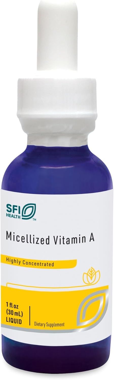 Klaire Labs SFI Health Micellized Vitamin A Drops – Liquid Vitamin A Supplement with Beta Carotene & VIT A Palmitate – Support Vision, Immune, Bone & Cartilage Health (1 Fl Oz, 600 Servings) Klaire Labs SFI Health Micellized Vitamin A Drops – Liquid Vitamin A Supplement with Beta Carotene & VIT A Palmitate – Support Vision, Immune, Bone & Cartilage Health (1 Fl Oz, 600 Servings)