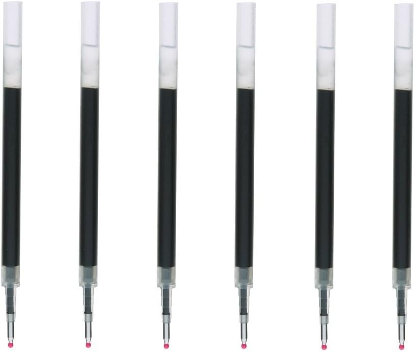 Moma Muji Smooth Writing Gel Ink Ballpoint Pen Refills, Black 0.5 mm, 6 Pack (Japan Import) Moma Muji Smooth Writing Gel Ink Ballpoint Pen Refills, Black 0.5 mm, 6 Pack (Japan Import)
