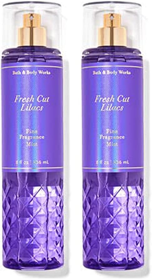 Bath and Body Works Fresh Cut Lilacs Fine Fragrance Mists Pack Of 2 8 oz. Bottles (Fresh Cut Lilacs) Bath and Body Works Fresh Cut Lilacs Fine Fragrance Mists Pack Of 2 8 oz. Bottles (Fresh Cut Lilacs)