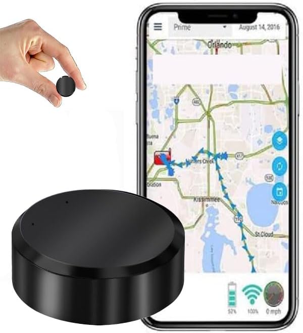 GPS Tracker for Vehicle, Magnetic Mini Locator Real Time,No Subscription, Anti-Theft Micro Tracking Device with Free App (GF11-1) GPS Tracker for Vehicle, Magnetic Mini Locator Real Time,No Subscription, Anti-Theft Micro Tracking Device with Free App (GF11-1)