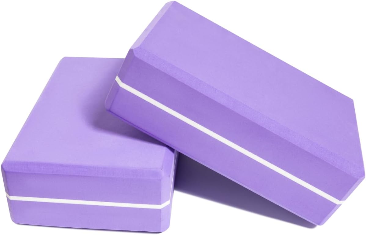 High Density EVA Yoga Bolock (Set of 2) – supportive, Soft Non-Slip Foam Surface For Yoga,Pilates,Meditation 3”x 6” x 9” High Density EVA Yoga Bolock (Set of 2) – supportive, Soft Non-Slip Foam Surface For Yoga,Pilates,Meditation 3”x 6” x 9”